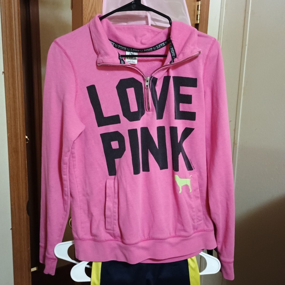 Pink hoodie